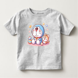 T-shirt Pour Les Tous Petits Come Come Cat And Doraemon