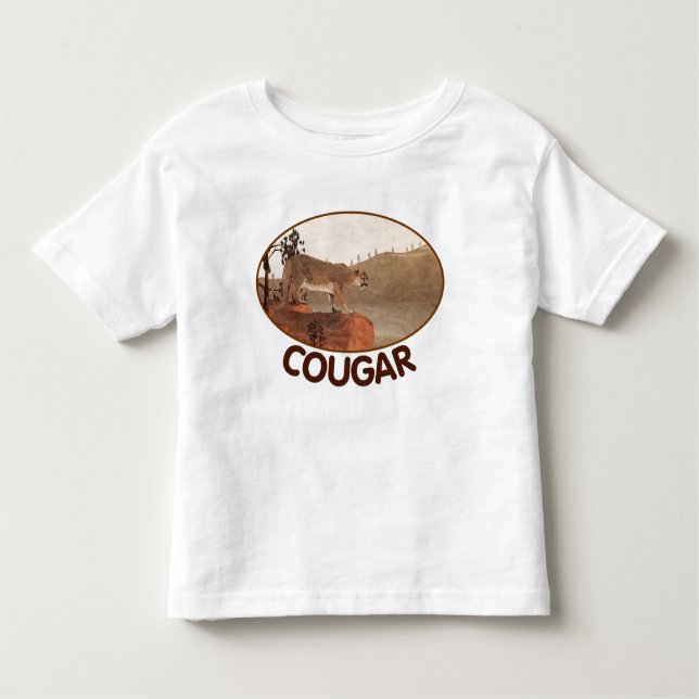 T-shirt Pour Les Tous Petits Concentration - Cougar (Devant)