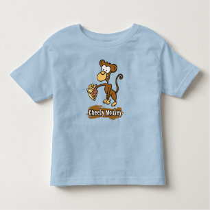 T-shirt Pour Les Tous Petits Conception de dessin de singe Cheeky