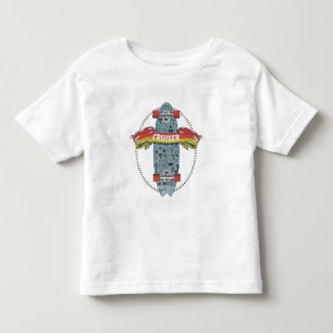 T-shirt Pour Les Tous Petits Conception de tatouage de bâton de skateboard de C