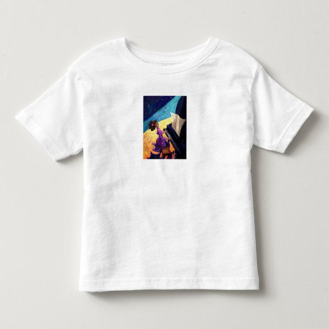 T-shirt Pour Les Tous Petits Concert de piano (Devant)
