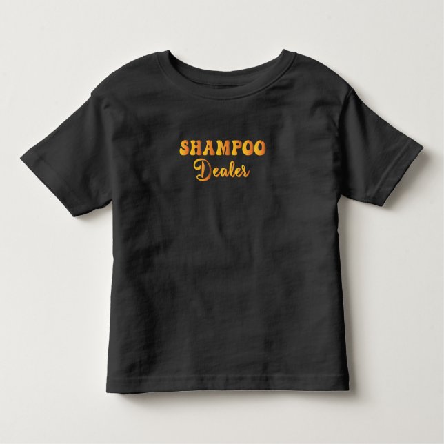 T-shirt Pour Les Tous Petits Concessionnaire de shampooing (Devant)