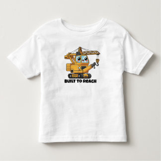 T-shirt Pour Les Tous Petits Conçu pour atteindre - Conception de grue de const