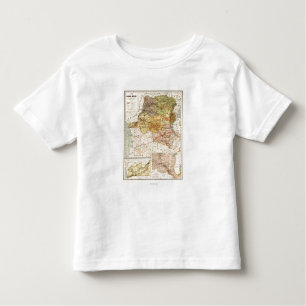 T-shirt Pour Les Tous Petits CongoPanoramic MapCongo