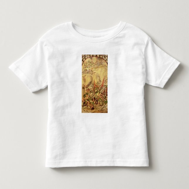 T-shirt Pour Les Tous Petits Conquête du Mexique : le retraitement d'Espagnols (Devant)