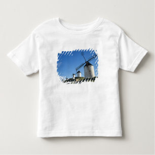 T-shirt Pour Les Tous Petits Consuegra, La Mancha, Espagne, moulins à vent 2