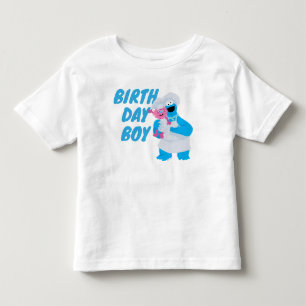T-shirt Pour Les Tous Petits Cookie Monster & Gonger Birthday Boy