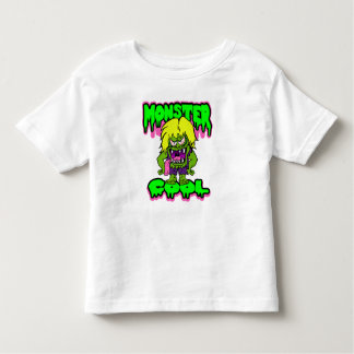 T-shirt Pour Les Tous Petits Cool Monster Enfants