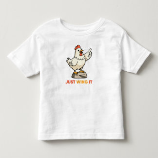 T-shirt Pour Les Tous Petits Coq poulet drôle animal