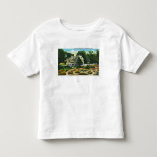 T-shirt Pour Les Tous Petits Cordes commémoratives et vue de jardins botaniques