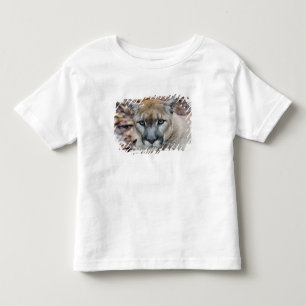T-shirt Pour Les Tous Petits Couguar, lion de montagne, panthère de Floride, Pu