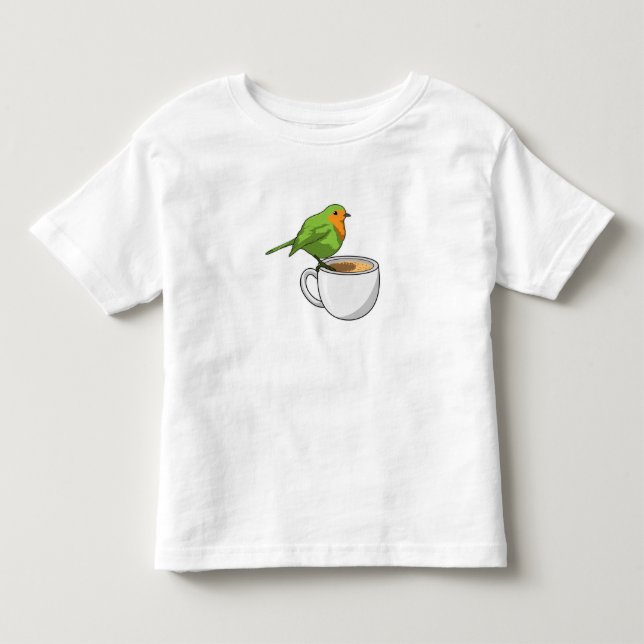T-shirt Pour Les Tous Petits Coupe Bird Coffee (Devant)