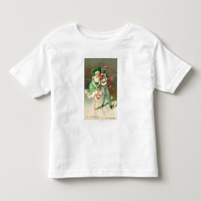 T-shirt Pour Les Tous Petits Couples dans le costume faisant la (Devant)