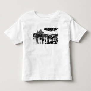 T-shirt Pour Les Tous Petits Courbure de PhotographNorth de pont de baie de
