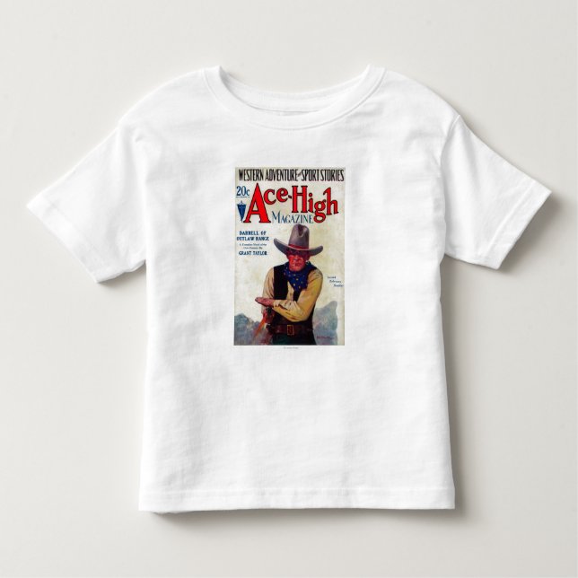 T-shirt Pour Les Tous Petits Couverture de magazine élevée d'as (Devant)