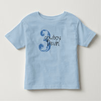 Cowboy personnalisable 3e chemise d'anniversaire