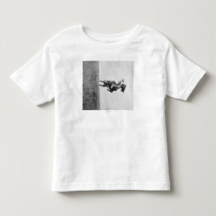 T-shirt Pour Les Tous Petits Cowboy Rides Bronco Rising sur ses pattes d'appui