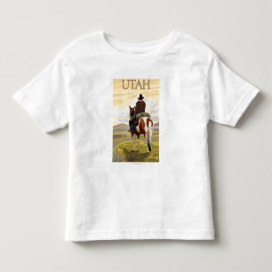 T-shirt Pour Les Tous Petits Cowboy (Vue de dos)Utah