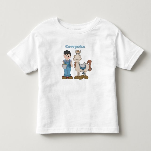 T-shirt Pour Les Tous Petits Cowpoke Cowboy (Devant)