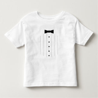 T-shirt Pour Les Tous Petits Cravate noire Tuxedo