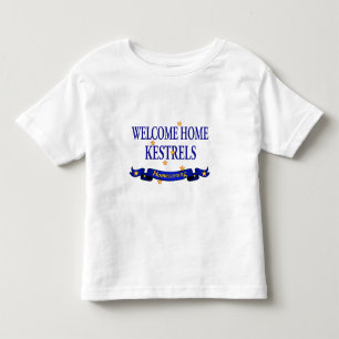 T-shirt Pour Les Tous Petits Crécerelles à la maison bienvenues