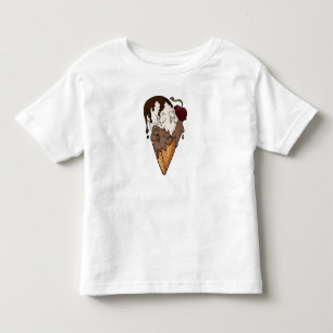 T-shirt Pour Les Tous Petits Crème classique de crâne mortelle