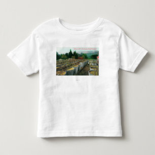 T-shirt Pour Les Tous Petits Crème de vue de cuves de tartre aux deux points
