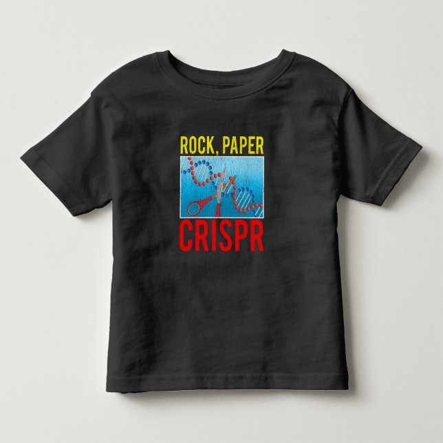 T-shirt Pour Les Tous Petits Crispr Funny Biologie Étudiante Biologiste Scienti (Devant)