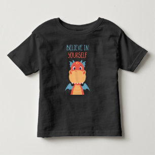 T-shirt Pour Les Tous Petits Crois En Toi-Même Dragon