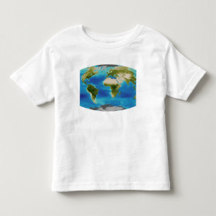 T-shirt Pour Les Tous Petits Croissance plante moyenne de la Terre
