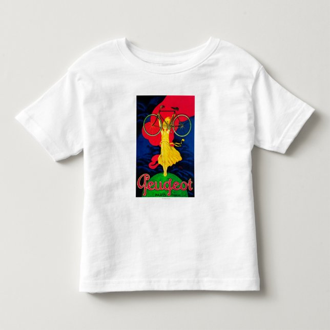 T-shirt Pour Les Tous Petits Cru PosterEurope de bicyclette de Peugeot (Devant)