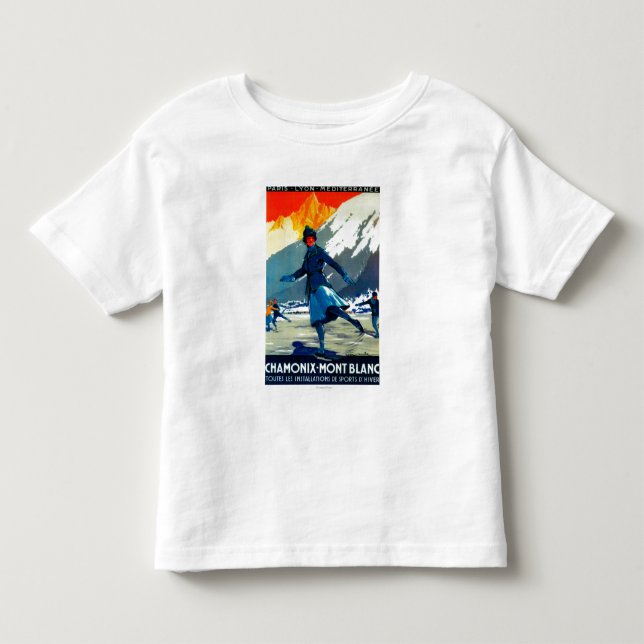 T-shirt Pour Les Tous Petits Cru PosterEurope de Chamonix-Mont Blanc (Devant)