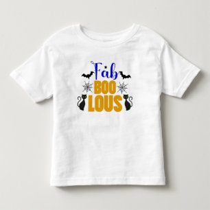 T-shirt Pour Les Tous Petits Cume FABULE Halloween Chat noir