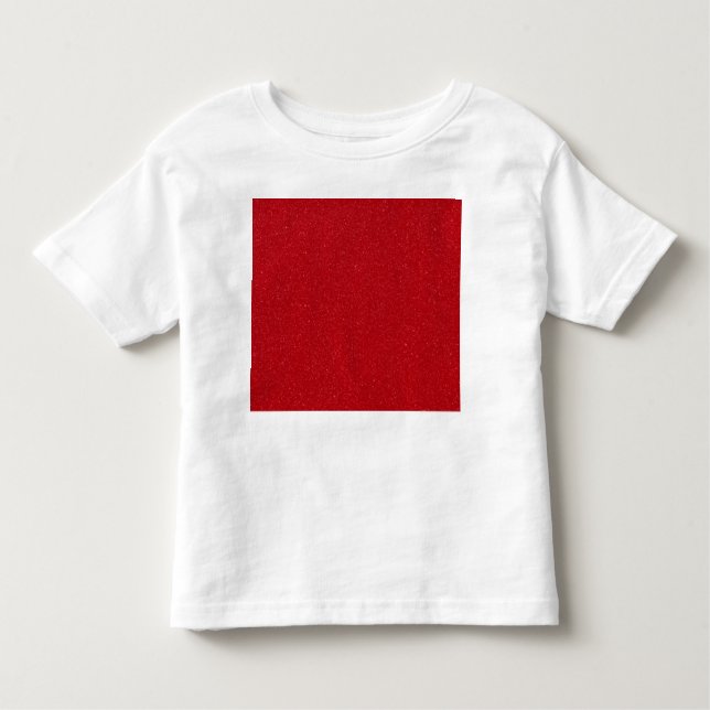 T-shirt Pour Les Tous Petits Custom Tomato Red Toddler Tee (Devant)