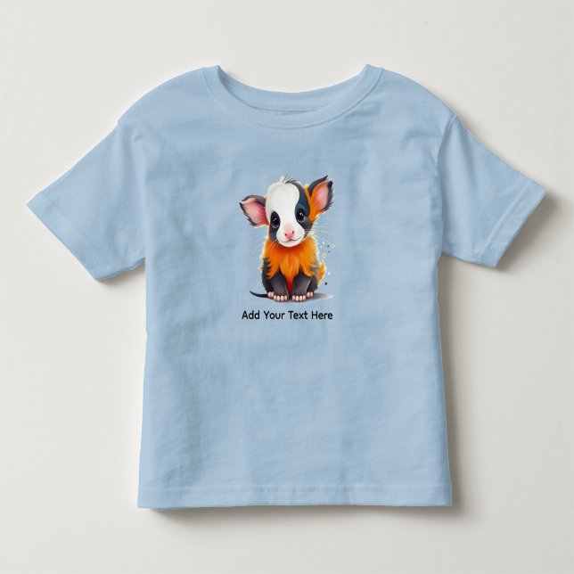 T-shirt Pour Les Tous Petits Customizable Funny Baby Cow (Devant)