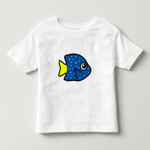 T-shirt Pour Les Tous Petits Cute à queue jaunâtre