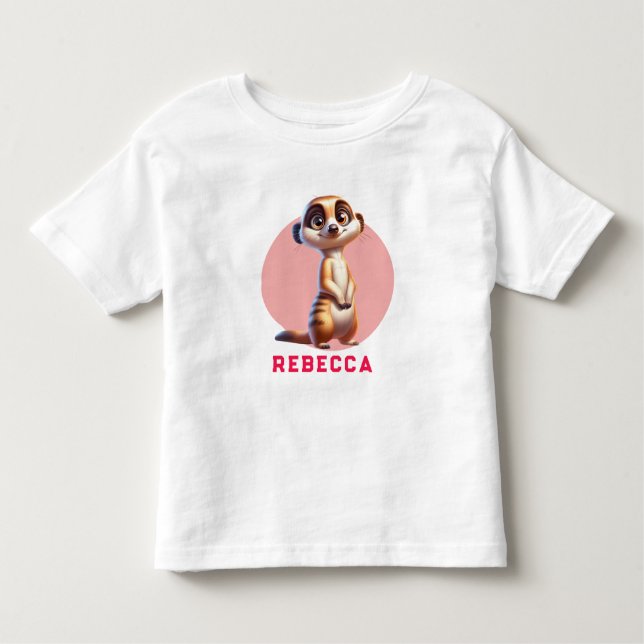 T-shirt Pour Les Tous Petits Cute Dinosaur (Devant)