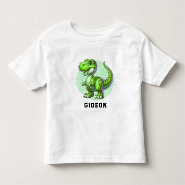 T-shirt Pour Les Tous Petits Cute Dinosaur (Devant)