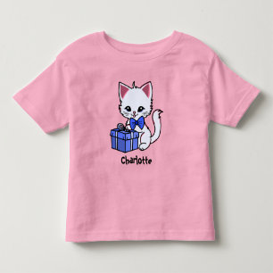 T-shirt Pour Les Tous Petits Cute Kitten dessin avec cadeau