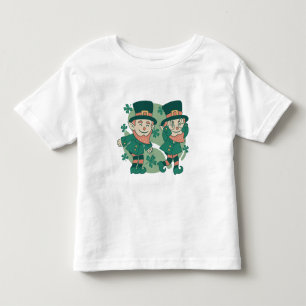 T-SHIRT POUR LES TOUS PETITS CUTE LEPRECHAUN GRIDDY DANCE JOUR DE LA SAINT PATR