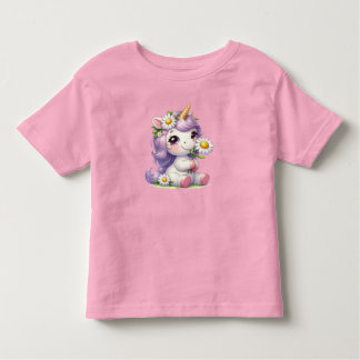 T-shirt Pour Les Tous Petits Cute Unicorn Thème
