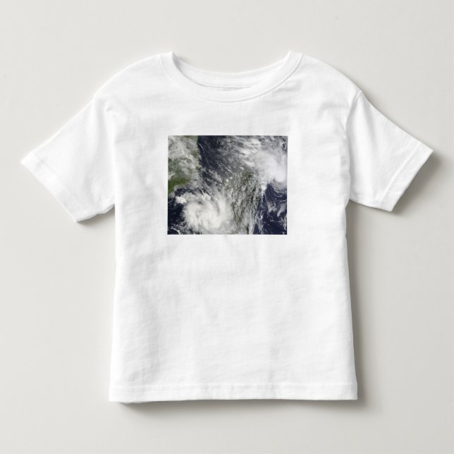 T-shirt Pour Les Tous Petits Cyclones tropicaux Eric et Fanele (Devant)