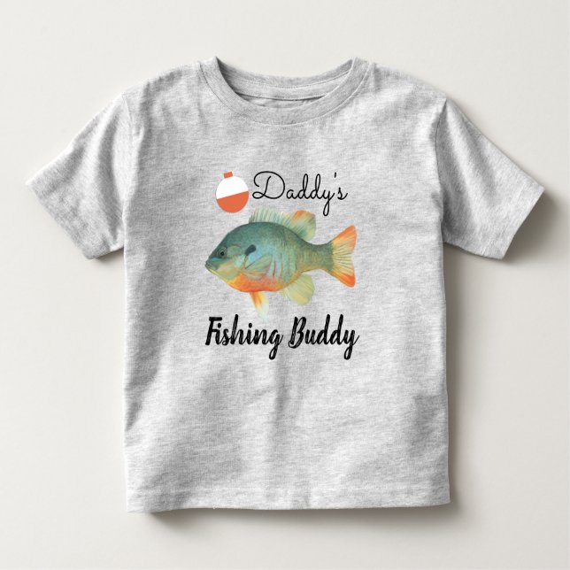 T-shirt Pour Les Tous Petits Daddy Fishing Buddy (Devant)
