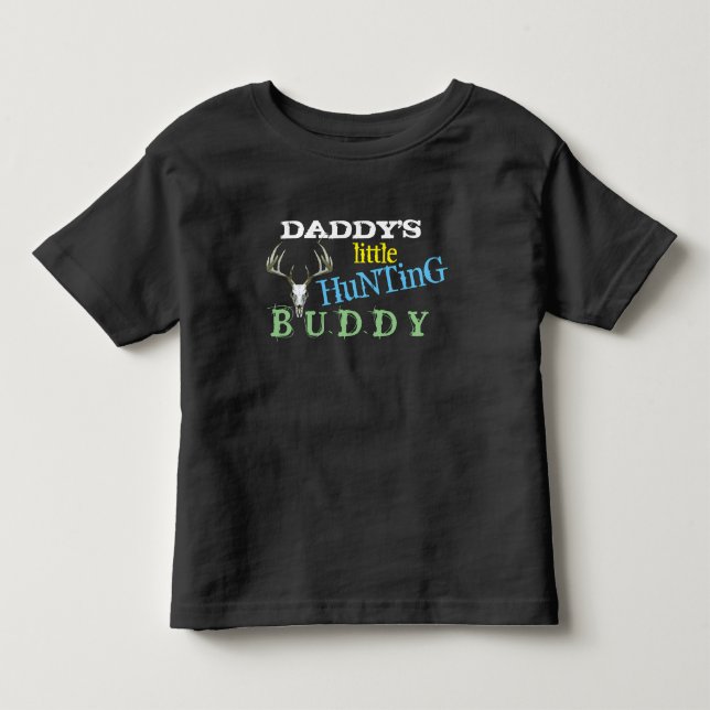 T-shirt Pour Les Tous Petits Daddys Hunting Buddy (Devant)