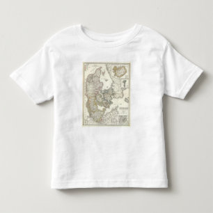 T-shirt Pour Les Tous Petits Daenemark, île - Danemark, Islande