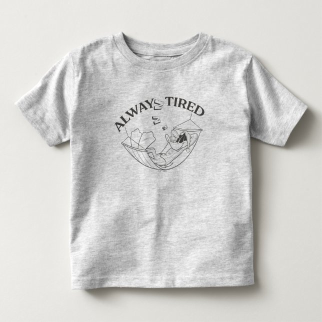 T-shirt Pour Les Tous Petits DAFFY DUCK™ Always Tired (Devant)