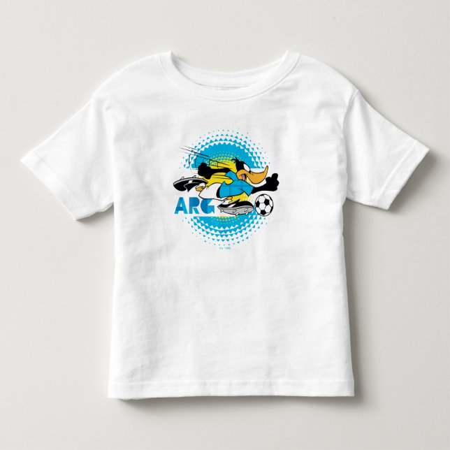 T-shirt Pour Les Tous Petits DAFFY DUCK™ Team Argentina Soccer Graphic (Devant)