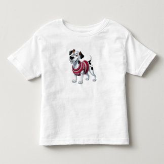 T-shirt Pour Les Tous Petits Dalmatien joyeux dans un doux pull