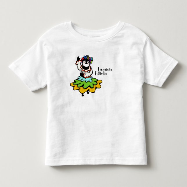 T-shirt Pour Les Tous Petits Danseuse Penguinita Folklorico (Devant)