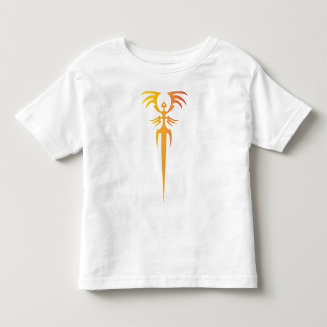 T-shirt Pour Les Tous Petits Dark Tribal Phoenix Emblem – Mythic Symbol (Devant)